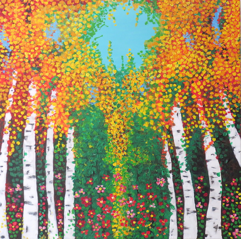 Golden Birch Trees