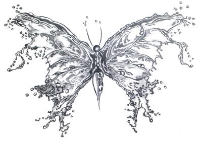 Wings of Water Butterfly
