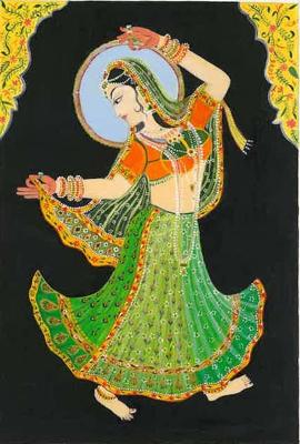 Indian Traditional Dancing Queen