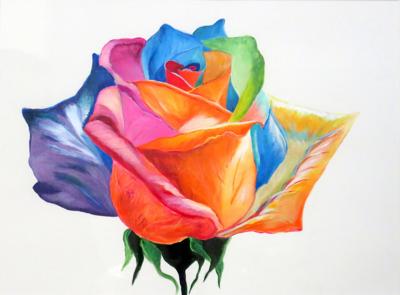 Rainbow Rose
