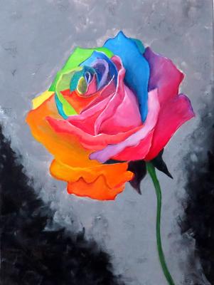 Wild Colorful Roses-2