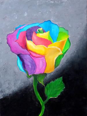 Wild Colorful Roses-3